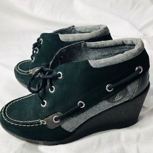 Sperry wedge heels size 7